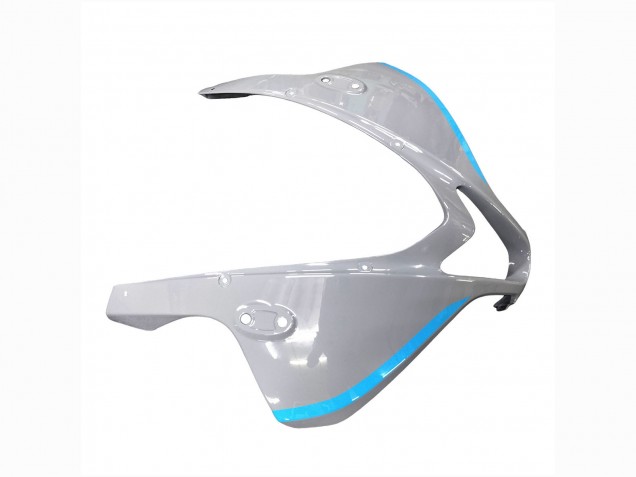 2007-2008 Honda CBR600RR Motorcycle Fairings - Glossy Grey Light Blue