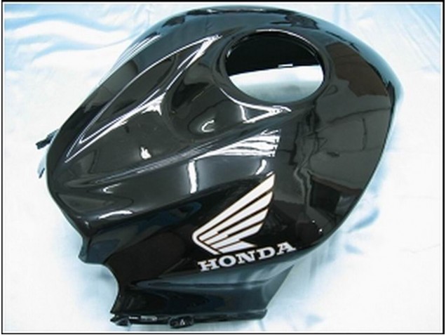 2007-2008 Honda CBR600RR Motorcycle Fairings - Glossy Black White West
