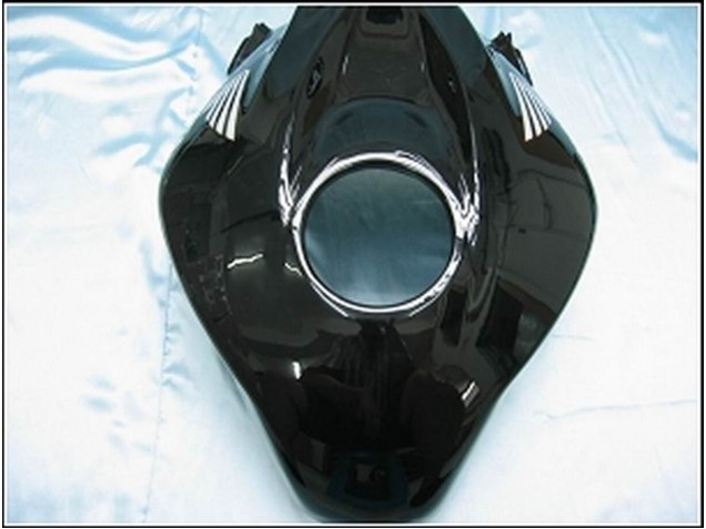 2007-2008 Honda CBR600RR Motorcycle Fairings - Glossy Black White West