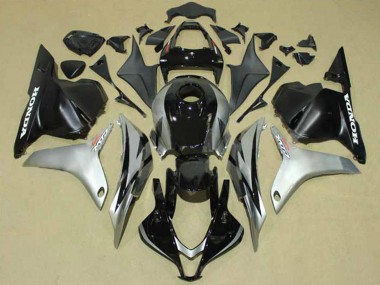 2009-2012 Honda CBR600RR Motorcycle Fairings - Black Grey