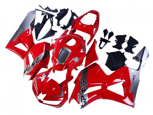 2013-2023 Honda CBR600RR Motorcycle Fairings - Silver Red
