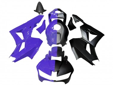 2013-2023 Honda CBR600RR Motorcycle Fairings - Purple Matte Black Split
