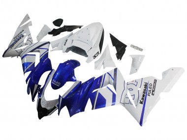 2004-2005 Kawasaki ZX10R Motorcycle Fairing - Black White