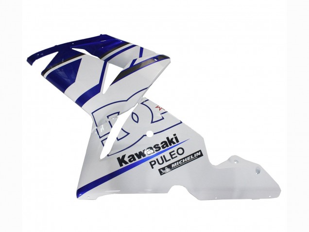 2004-2005 Kawasaki ZX10R Motorcycle Fairing - Black White