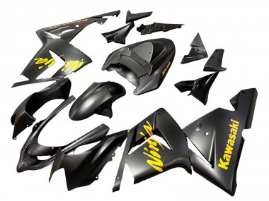 2004-2005 Kawasaki ZX10R Motorcycle Fairings - Black Ninja