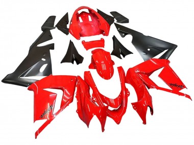 2004-2005 Kawasaki ZX10R Motorcycle Fairings - Red Black Ninja