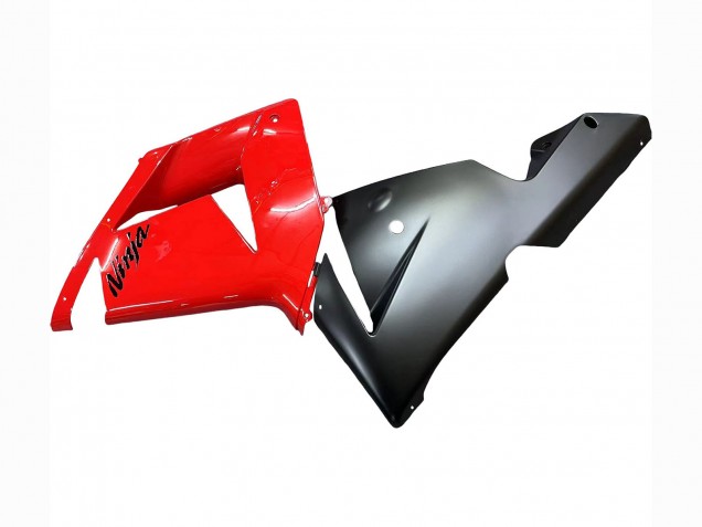 2004-2005 Kawasaki ZX10R Motorcycle Fairings - Red Black Ninja