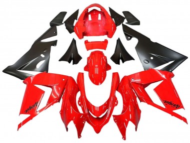 2004-2005 Kawasaki ZX10R Motorcycle Fairings - Red Black Ninja