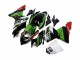 2004-2005 Kawasaki ZX10R Motorcycle Fairings - White Black Green Elf