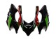 2004-2005 Kawasaki ZX10R Motorcycle Fairings - White Black Green Elf