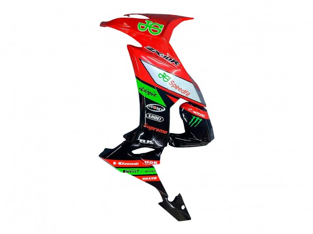 2008-2010 Kawasaki ZX10R Motorcycle Fairings - Red Green Black