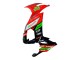 2008-2010 Kawasaki ZX10R Motorcycle Fairings - Red Green Black