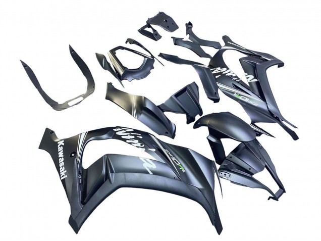 2011-2015 Kawasaki ZX10R Motorcycle Fairings - Matte Grey White Green