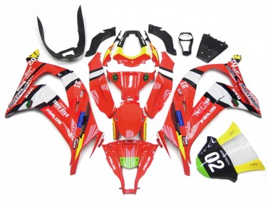 2011-2015 Kawasaki ZX10R Motorcycle Fairings - Red Yellow White Black Green Blue Trick Star 02