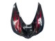 2006-2011 Kawasaki ZX14R ZZR1400 Motorcycle Fairing Kits - Glossy Black Red Flame