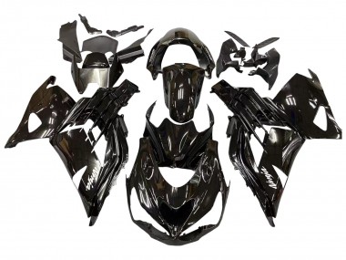 2012-2024 Glossy Black Matte Black White Ninja Kawasaki ZX14R ZZR1400 Motorcycle Fairings