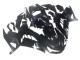 2012-2024 Glossy Black Matte Black White Ninja Kawasaki ZX14R ZZR1400 Motorcycle Fairing