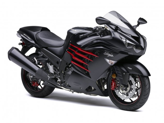 2012-2024 Matte Black Red White Ninja Kawasaki ZX14R ZZR1400 Motorcycle Fairings
