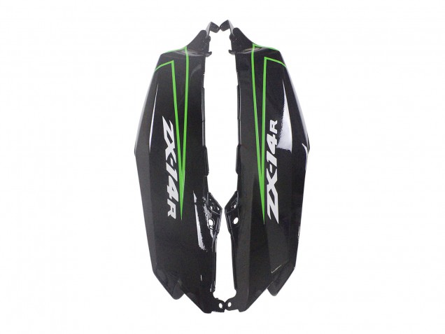 2012-2024 Green Glossy Black Stripe Kawasaki ZX14R ZZR1400 Motorcycle Fairings