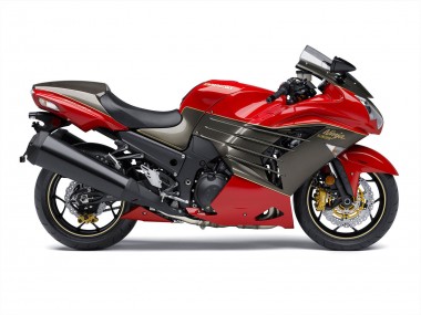 2012-2024 Red Matte Black Gold Ninja Kawasaki ZX14R ZZR1400 Motorcycle Fairings