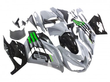 2012-2024 Grey Green Black Kawasaki ZX14R ZZR1400 Motorcycle Fairings