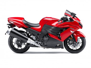 2012-2024 Red Matte Black Kawasaki ZX14R ZZR1400 Motorcycle Fairing