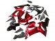 2005-2006 Kawasaki ZX6R Motorcycle Fairings - Red Black
