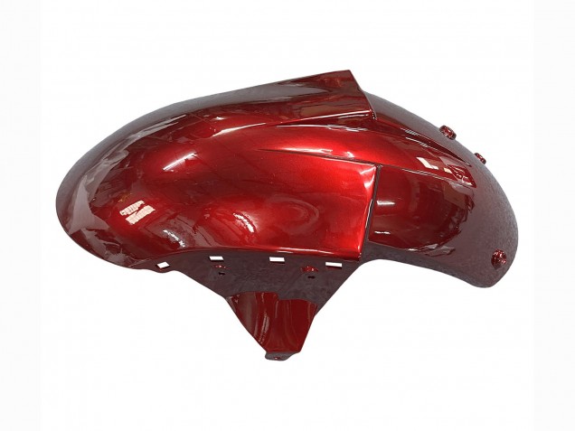 2005-2006 Kawasaki ZX6R Motorcycle Fairings - White Red
