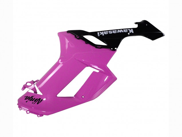 2007-2008 Kawasaki ZX6R Motorcycle Fairings - Black Pink Ninja