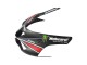 2007-2008 Kawasaki ZX6R Motorcycle Fairings - Black White Red with White Snow Decal Ninja Elf
