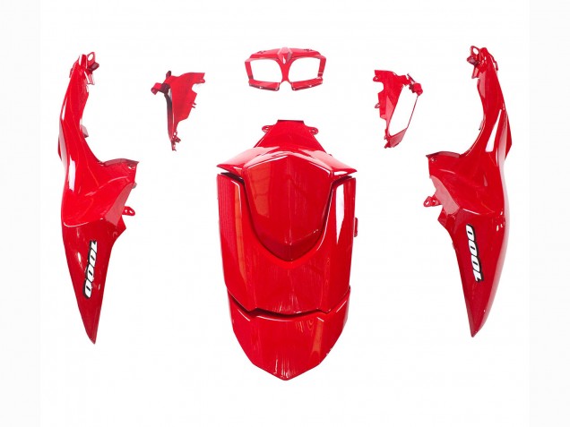 2009-2016 Suzuki GSXR 1000 Motorcycle Fairing Kits - Glossy Black Red
