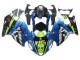 1996-2007 Suzuki GSXR 1300 Hayabusa Motorcycle Fairings - Blue Green Shark 46