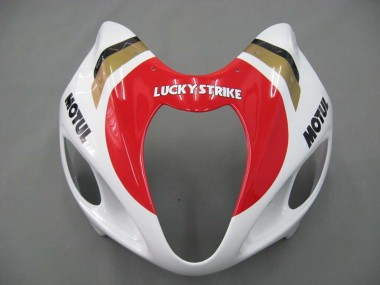 1996-2007 Suzuki GSXR 1300 Hayabusa Motorcycle Fairings - White Red Motul