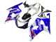 2001-2003 Suzuki GSXR 600 / GSXR 750 Motorcycle Fairing - White Blue Glossy Black Red