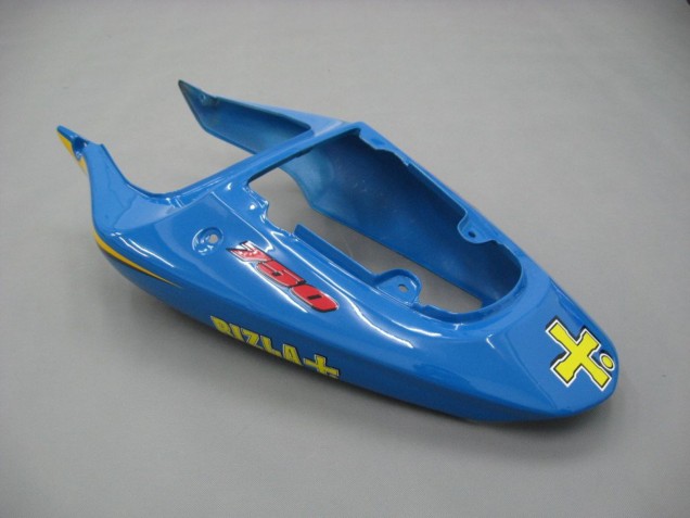 2001-2003 Suzuki GSXR 600 / GSXR 750 Motorcycle Fairings - Blue Yellow Black Motul Rizla