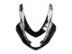 2004-2005 Suzuki GSXR 600 / GSXR 750 Motorcycle Fairing - White Black