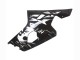 2004-2005 Suzuki GSXR 600 / GSXR 750 Motorcycle Fairing - White Black