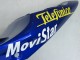 2004-2005 Blue White Yellow Green Telefonica Motul MoviStar Suzuki GSXR 600 / GSXR 750 Motorcycle Fairings
