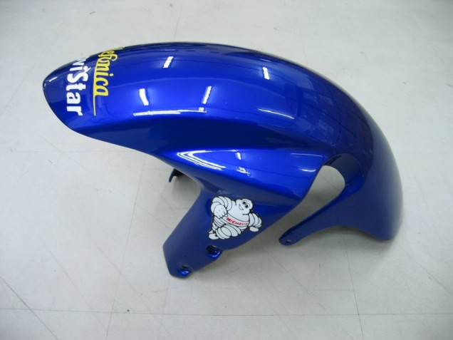2004-2005 Blue White Yellow Green Telefonica Motul MoviStar Suzuki GSXR 600 / GSXR 750 Motorcycle Fairings