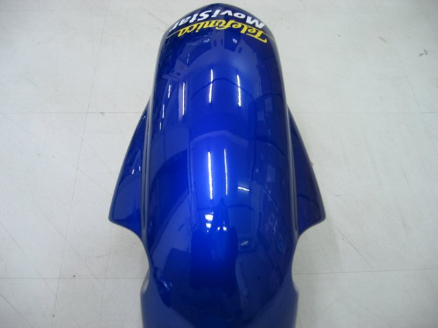 2004-2005 Blue White Yellow Green Telefonica Motul MoviStar Suzuki GSXR 600 / GSXR 750 Motorcycle Fairings