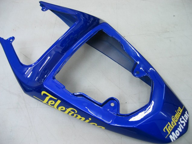 2004-2005 Blue White Yellow Green Telefonica Motul MoviStar Suzuki GSXR 600 / GSXR 750 Motorcycle Fairings
