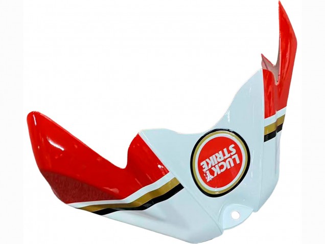 2008-2010 Suzuki GSXR 600 / GSXR 750 Motorcycle Fairings - White Red Motul Lucky Strike