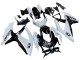 2008-2010 Suzuki GSXR 600 / GSXR 750 Motorcycle Fairing - White Black