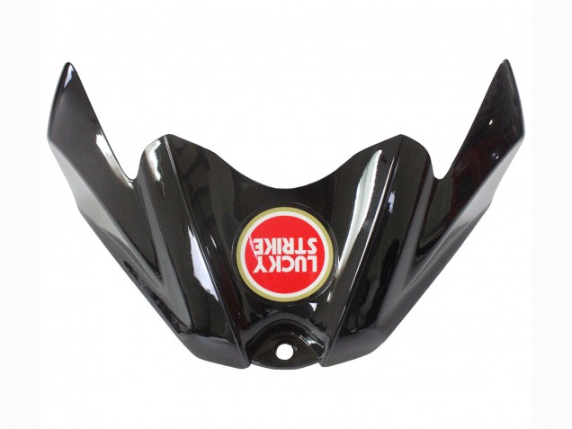2008-2010 Suzuki GSXR 600 / GSXR 750 Motorcycle Fairings - Glossy Black Red White Motul Lucky Strike