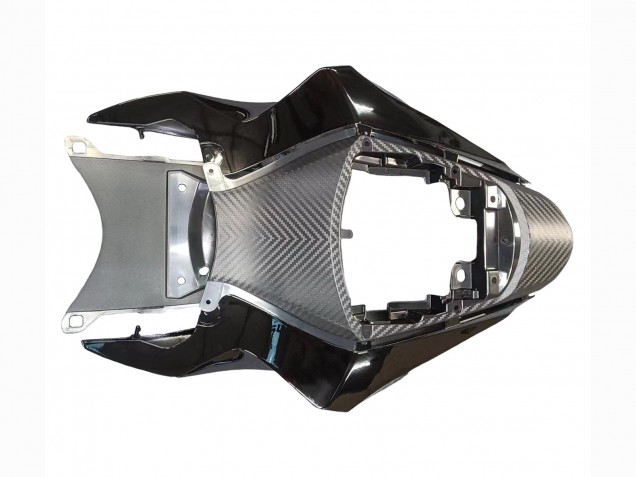 2011-2024 Suzuki GSXR 600 / GSXR 750 Motorcycle Fairings - Glossy Black Light Blue