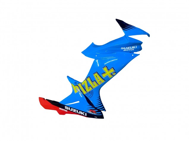 2011-2024 Suzuki GSXR 600 / GSXR 750 Motorcycle Fairings - Blue Gold Red Black Rizla