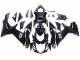 2011-2024 Suzuki GSXR 600 / GSXR 750 Motorcycle Fairings - Glossy Black Matte Black White Decal