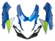 2011-2024 Suzuki GSXR 600 / GSXR 750 Motorcycle Fairings - Blue Red