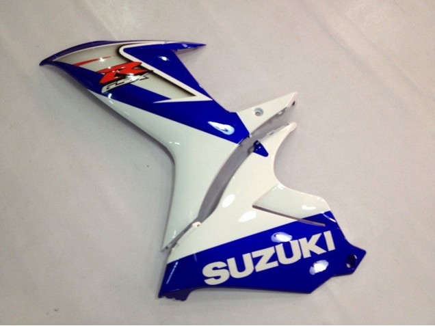 2011-2024 Suzuki GSXR 600 / GSXR 750 Motorcycle Fairings - Blue White