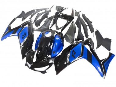 2015-2018 Yamaha YZF R3/R25 Motorcycle Fairing - Blue Glossy Black